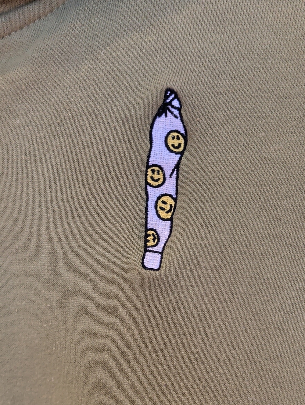 Empyre Happy Face Joint Women's Cropped Hoodie Size Medium - Picture 2 of 7
